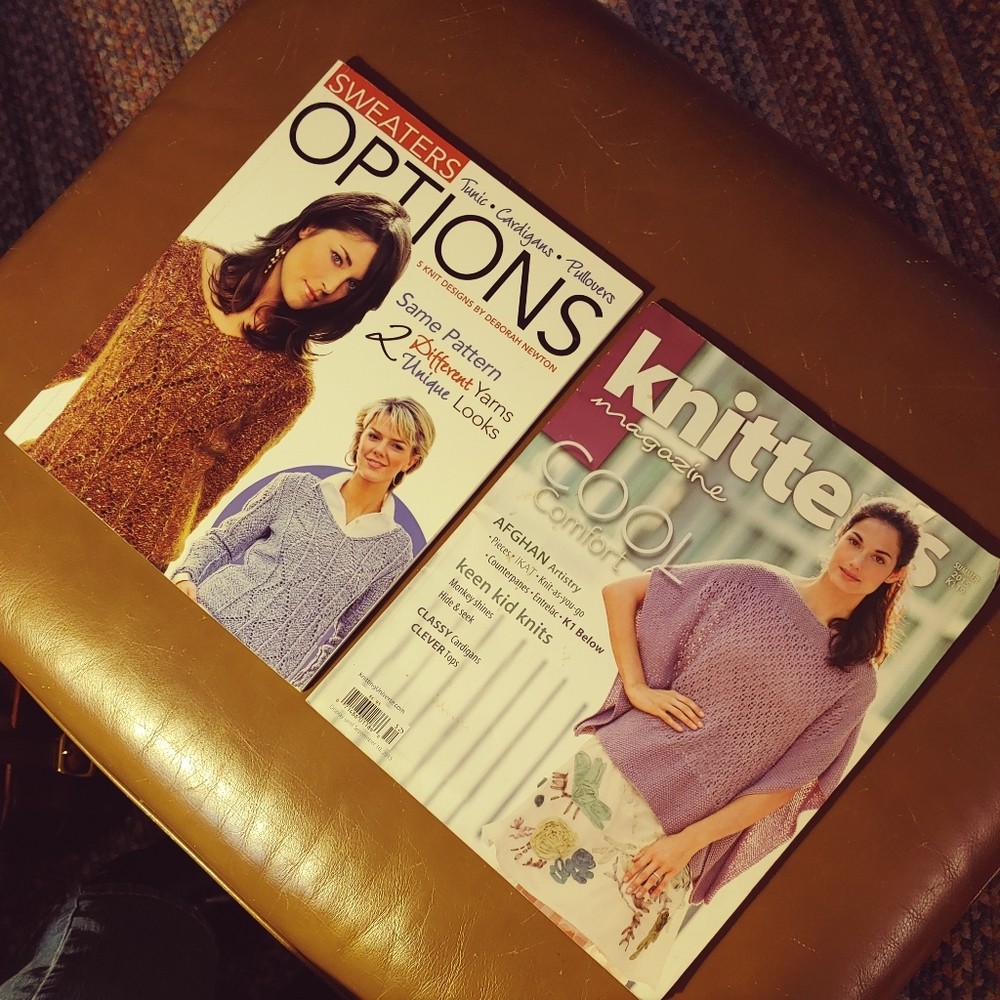 KNITTERS Magazine and SWEATER OPTIONS Magazine